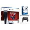 Sony PlayStation 5 Disc Marvel¡¯s Spider-Man 2 Bundle with Extra Gray Camo Controller and Surge Battery Pack & Charge Cable