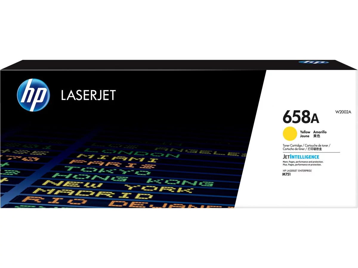 HP 658A (W2002A) Toner Cartridge, Yellow