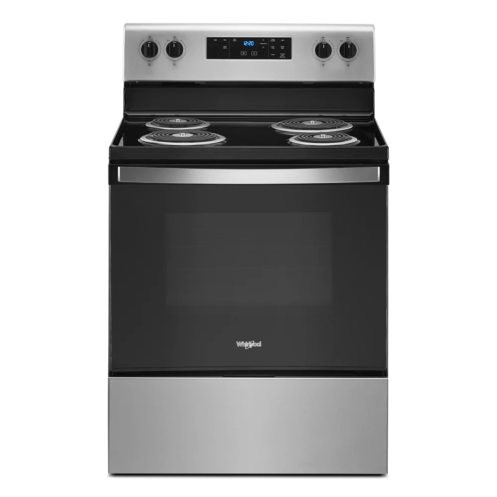 Whirlpool Wfc315s0j 30 Wide 4.8 Cu. Ft. Free Standing Electric Range - Stainless Steel