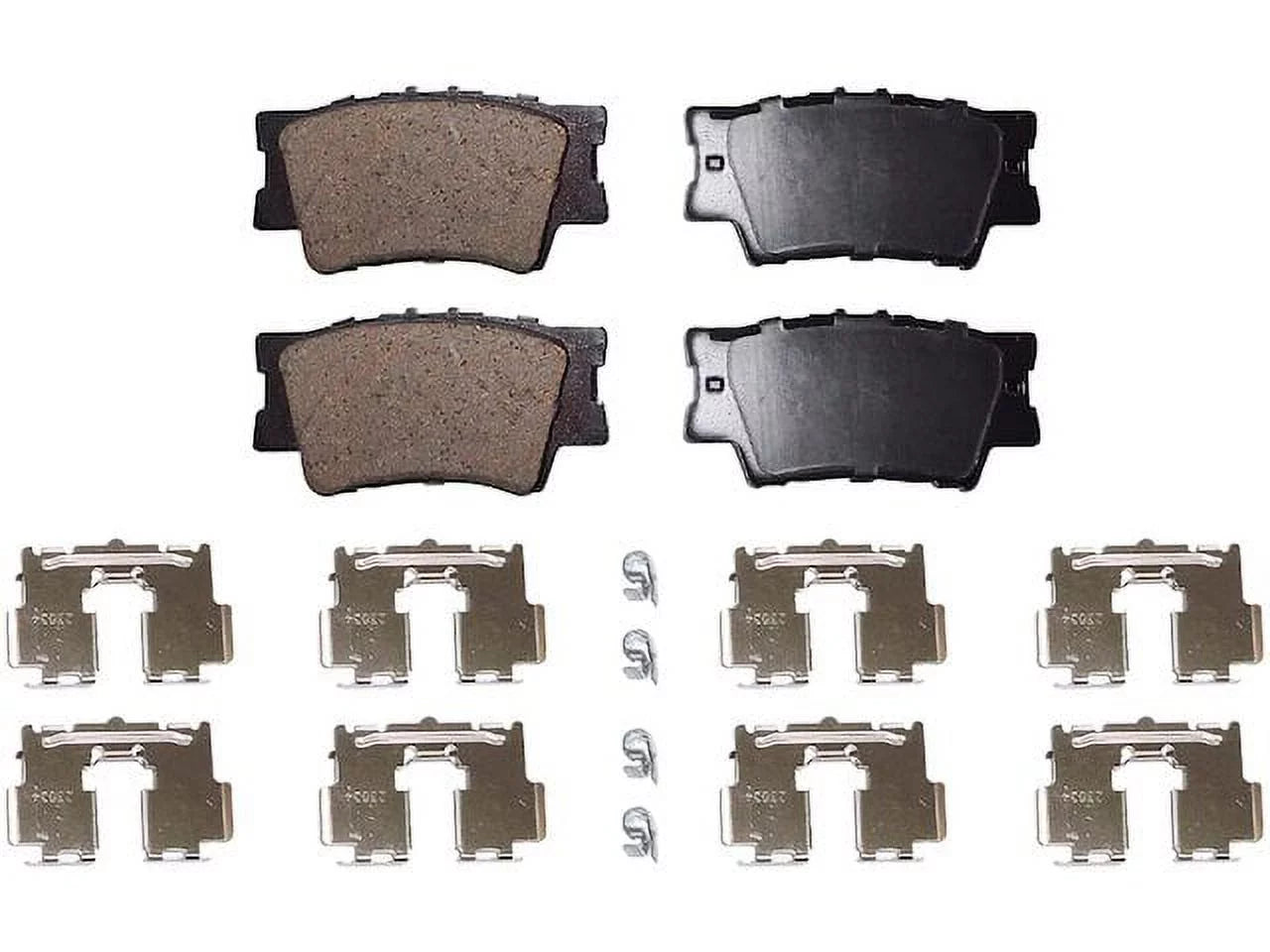 Rear Brake Pad Set - Compatible with 2007 - 2021 Toyota Camry 2008 2009 2010 2011 2012 2013 2014 2015 2016 2017 2018 2019 2020