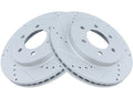 Front Brake Rotor Set 2 Piece - Compatible with 2004 - 2008 Ford F-150 4WD 2005 2006 2007