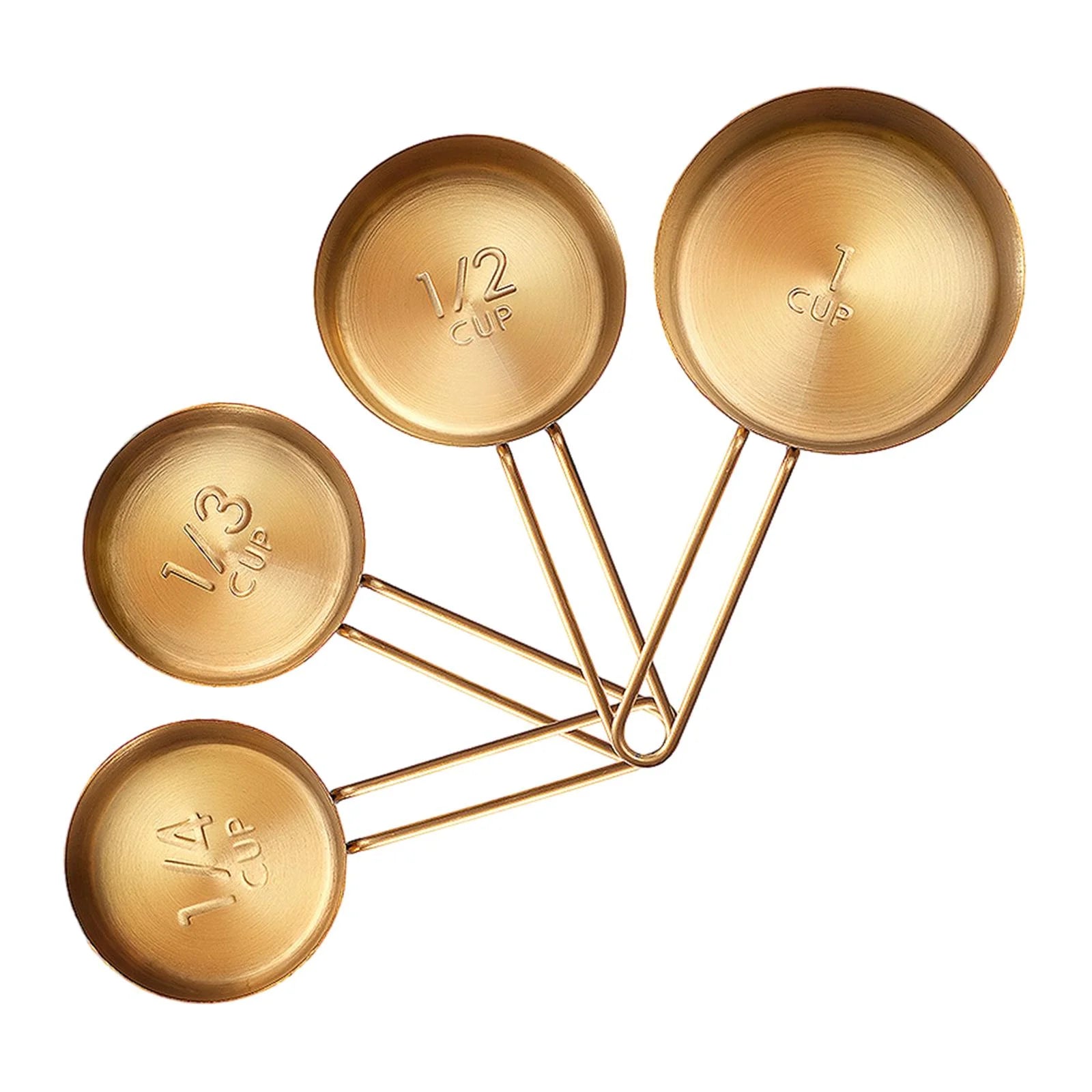 deevoka Measuring Cups Set Accessories Measuring Spoons for Rice Baking Coffee Beans 4 Measuring Cups
