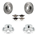 Transit Auto Front Disc Brake Caliper Rotors And Semi-Metallic Pads Kit For Ford Escape Mercury Mariner KC8-100329P