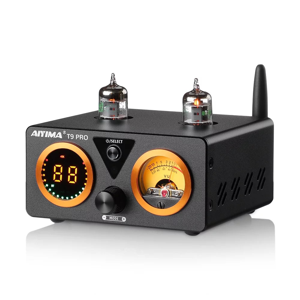AIYIMA T9 PRO Hifi Bluetooth Tube Amplifier Stereo Power Amplificador Home Audio 100Wx2
