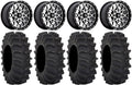 MSA Portal 14 Wheels Machined 31 XM310 Tires Kawasaki Mule Pro FXT