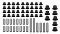 SuperATV UHMW A Arm Bushing Kit for Can|Am Defender HD 500/800 / 1000 / Max (for use with SuperATV A Arms or OEM A Arms)|AAB-CA-DEF-001
