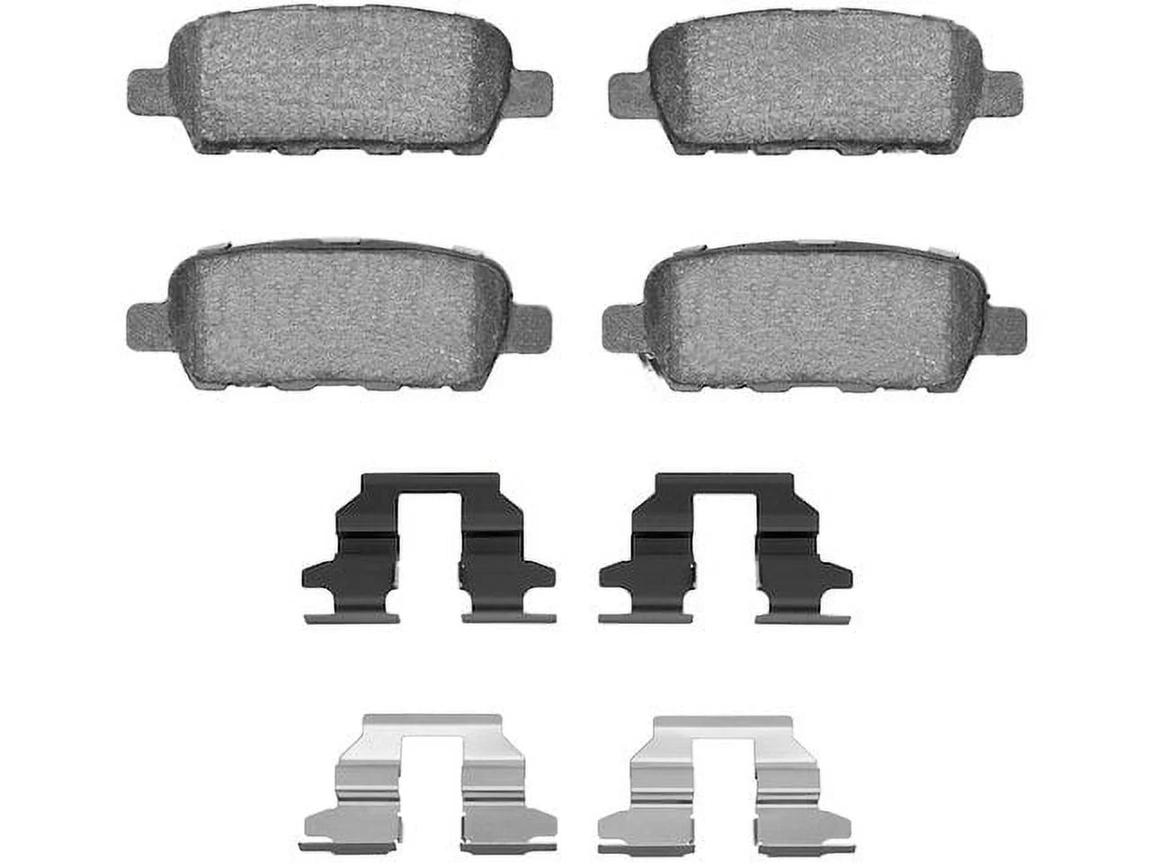 Rear Brake Pad Set - Compatible with 2011 - 2017 Nissan Juke 2012 2013 2014 2015 2016