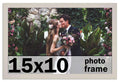 15x10 Frame White Wash Picture Frame - Complete Modern Photo Frame Includes UV Acrylic Shatter
