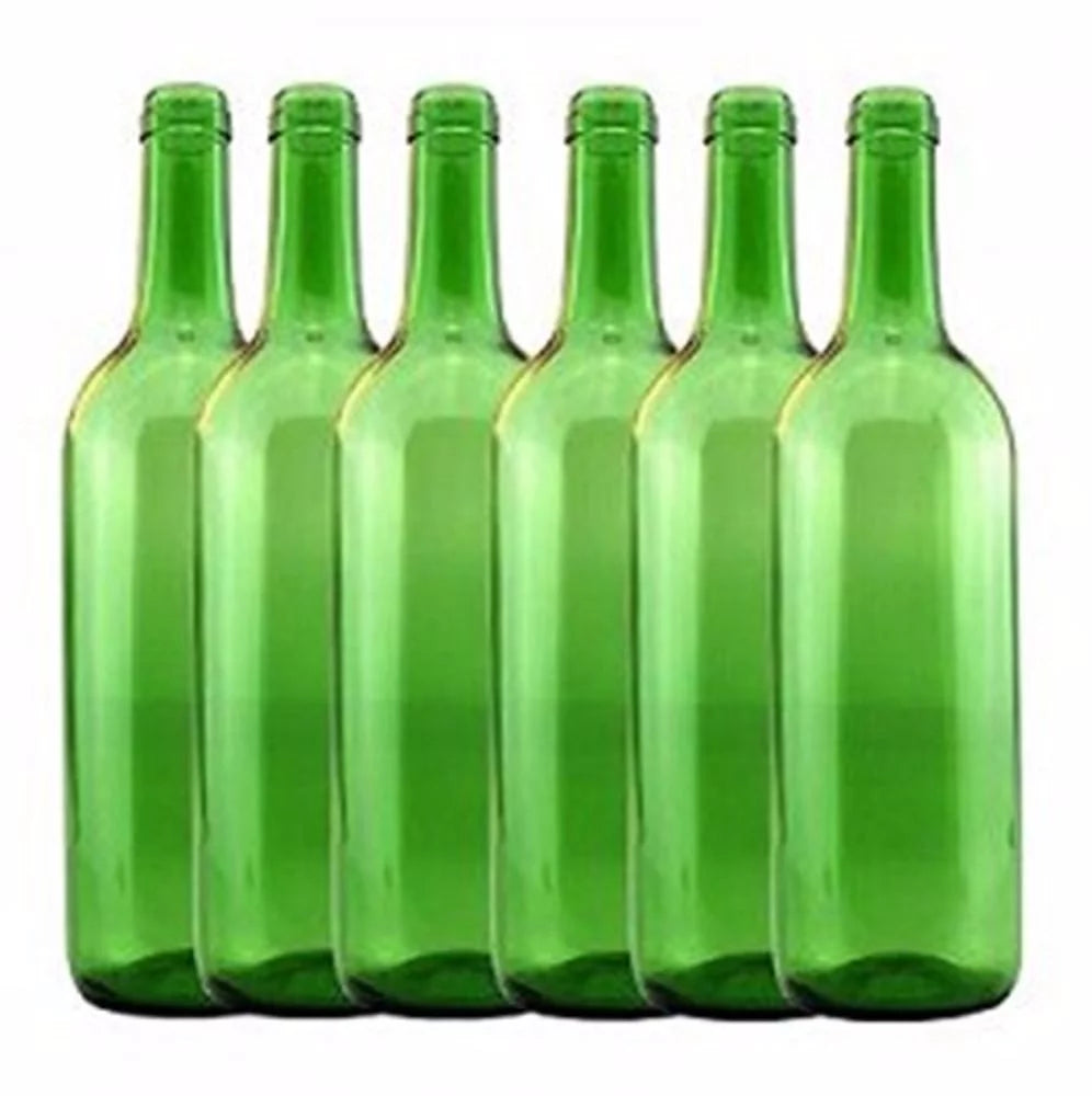 Home Brew Ohio 6 Gallon Bottle Set: Emerald Green Claret/Bordeaux (36 Bottles)