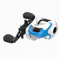 Zebco Roam Baitcast Fishing Reel, Size 100 Reel, Right-Hand Retrieve, Blue