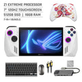 ASUS ROG Ally 512GB Gaming Handheld 7-inch Touchscreen 120Hz FHD 1080p AMD Ryzen Z1 Extreme Processor, Mytrix Touro Wireless Pro Controller, Hub, Keyboard & Mouse Combo, 7 in 1 Bundle