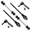 Teledu 6pcs Front Inner Outer Tie Rods Sway Bars Kit For Cadillac Chevy GMC AWD 4WD