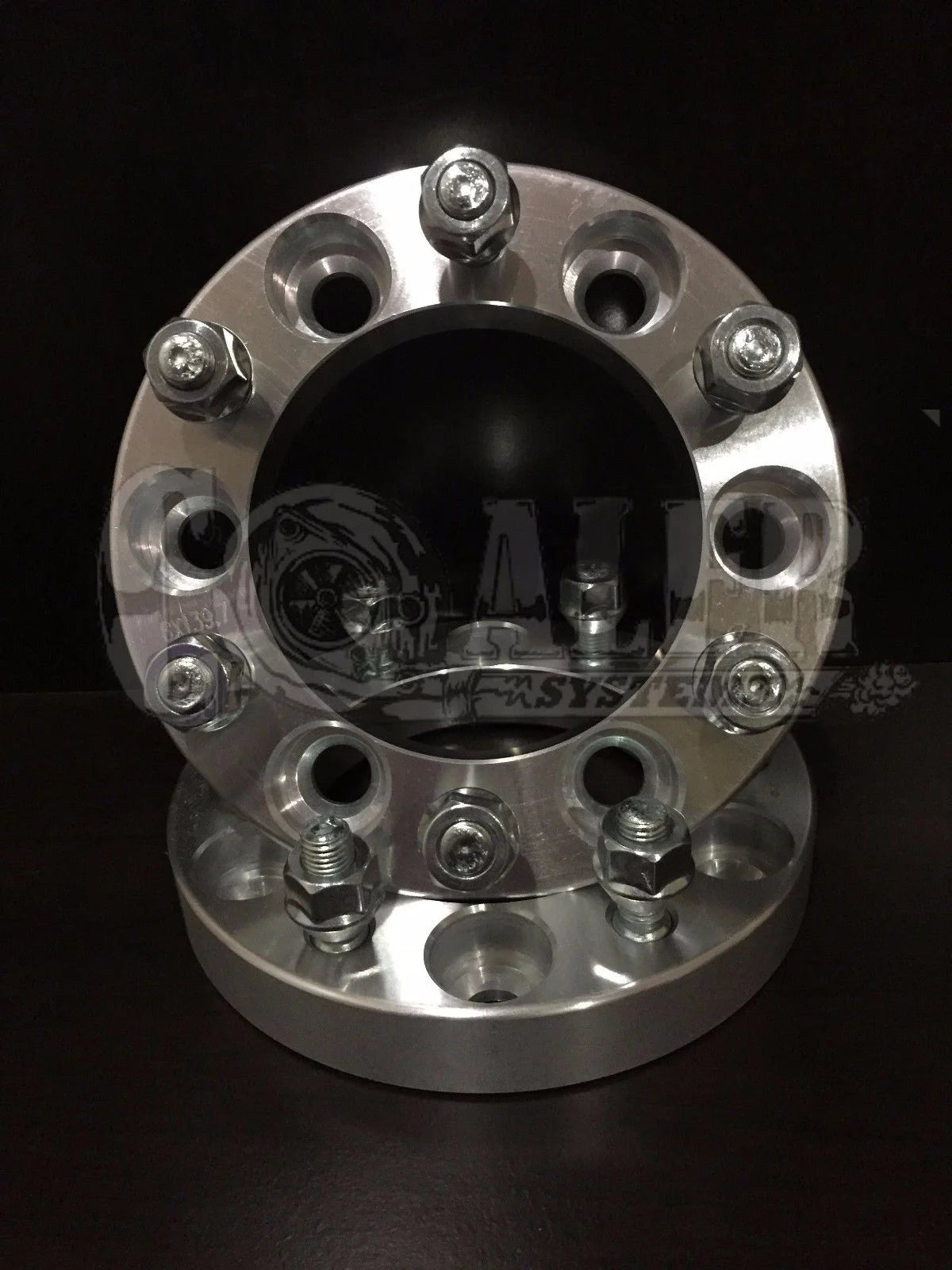 2x Wheel Spacers 1 Adapters 6x5.5 6 Lug Hub Bolt Billet For GMC SAFARI 93-05