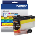 Brother Genuine Standard-yield Yellow Printer Ink Cartridge, LC404Y