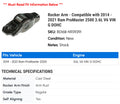 Rocker Arm - Compatible with 2014 - 2021 Ram ProMaster 2500 3.6L V6 VIN G DOHC 2015 2016 2017 2018 2019 2020