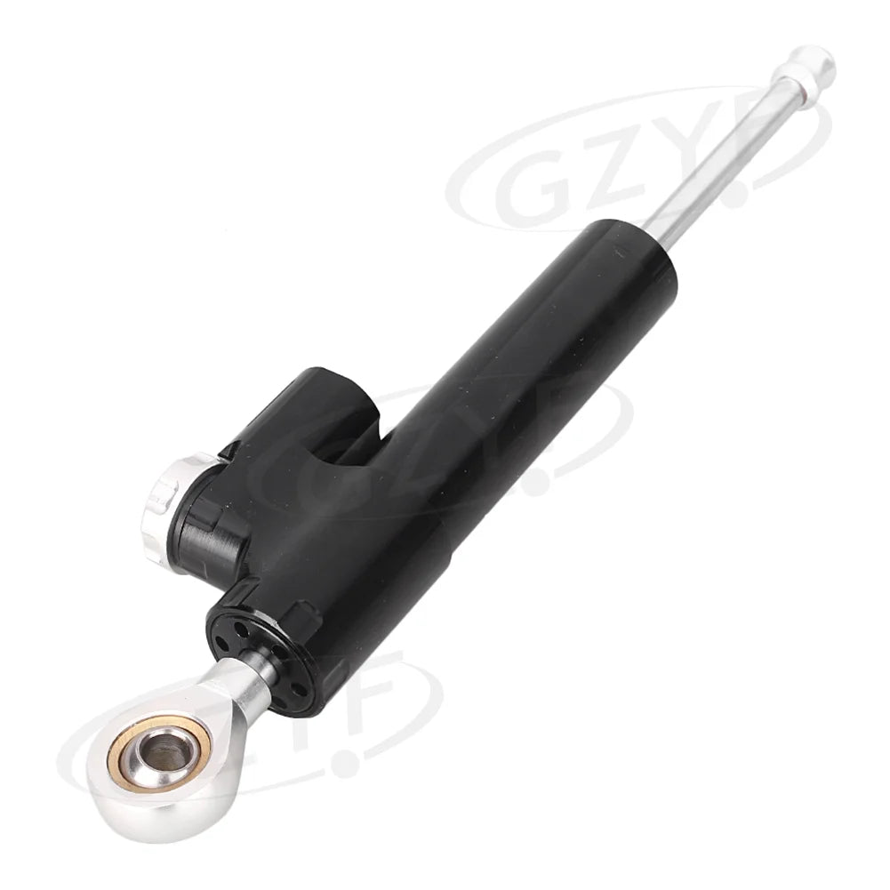 NS Motorcycle Linear Stabilizer Reversed Safety Control, Steering Damper Stabiliser for HONDA for Yamaha for Suzuki, Black&Silver