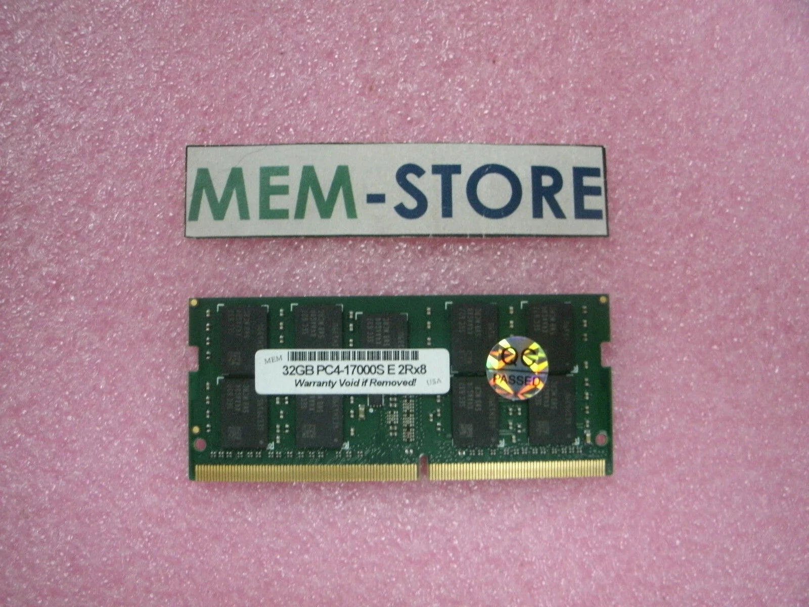 32GB DDR4 2133 ECC Sodimm Memory Thinkpad T70, Gen core i3-i7 Xeon E3 V5 V6 (3rd Party)