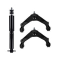 Set of 4 Front Upper Control Arm Ball Joint-Shock Absorber For 2001 2002 Chevrolet Silverado 1500 HD