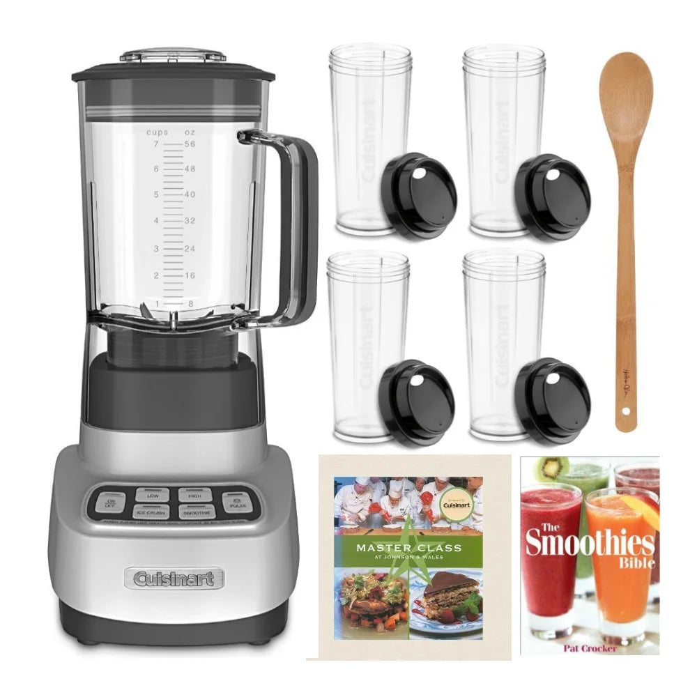 Cuisinart SPB650 Velocity Ultra 7.5 1-HP Blender with Cups and Cookbooks Bundle