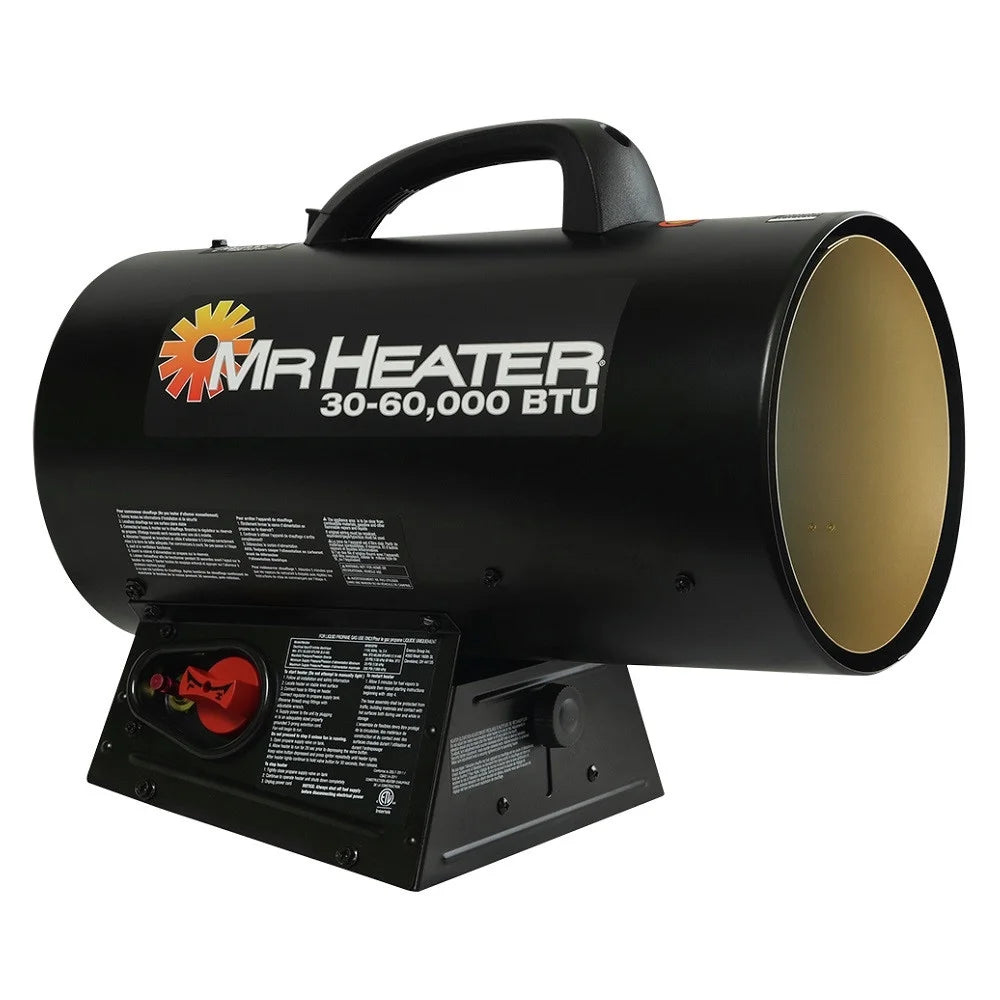 Mr. Heater MH60QFAV Portable Outdoor 60,000 BTU Forced Air Propane Shop Heater