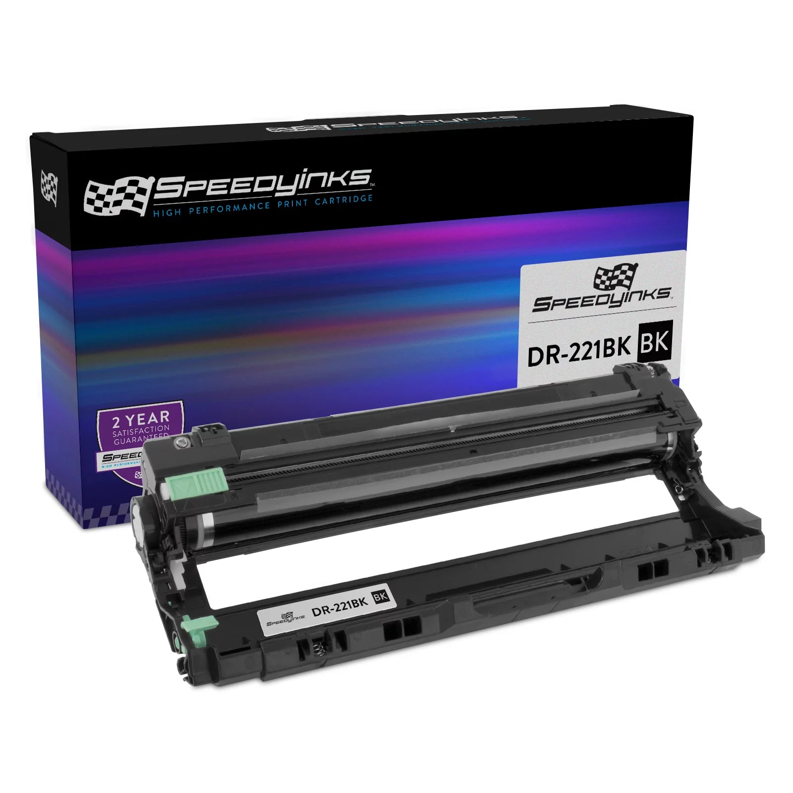 SPEEDYINKS Compatible Drum Unit Replacement for Brother DR221 (Black)