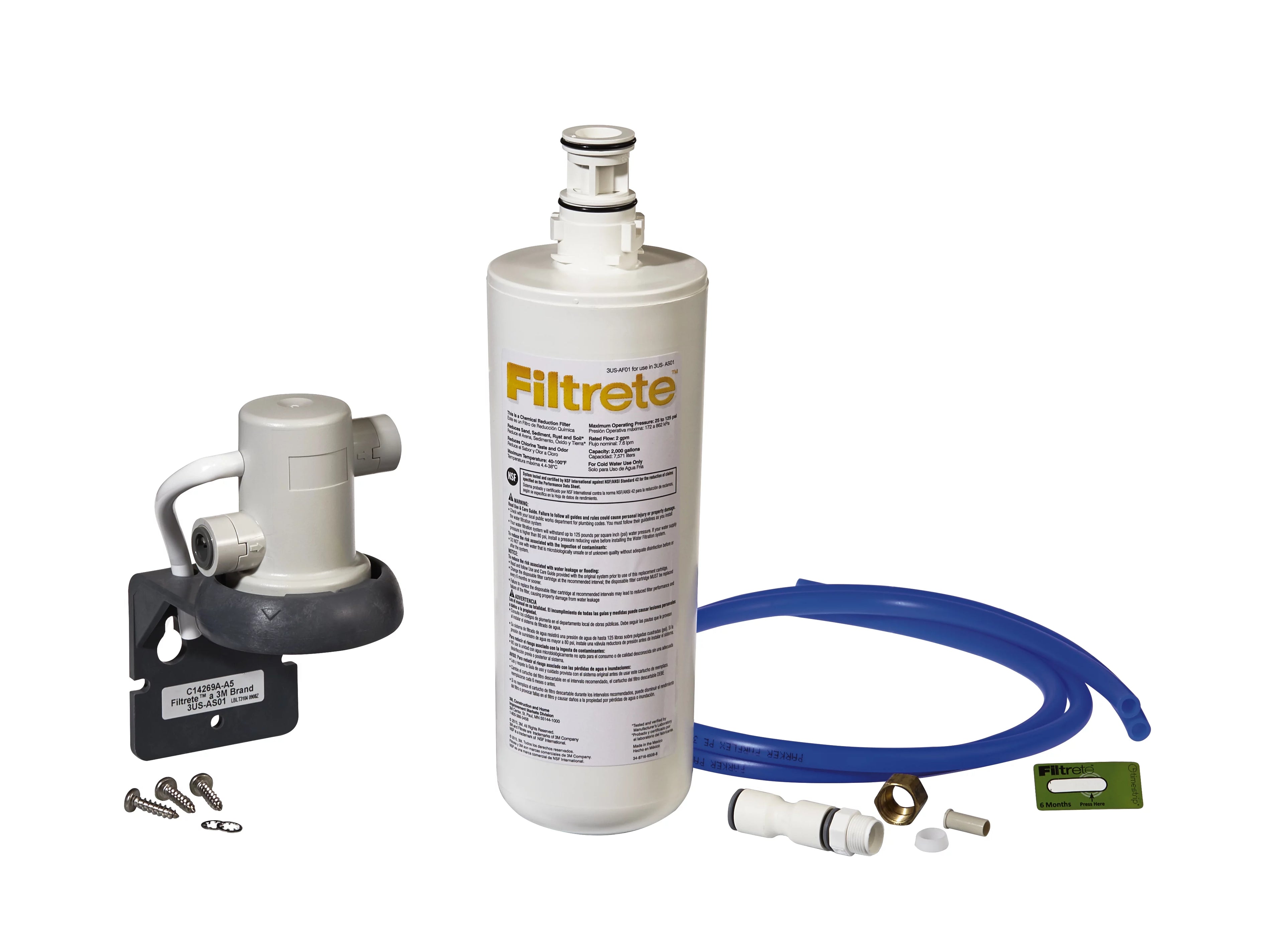 Filtrete Quick Change Under Sink Water Filtration System, 3US-AS01