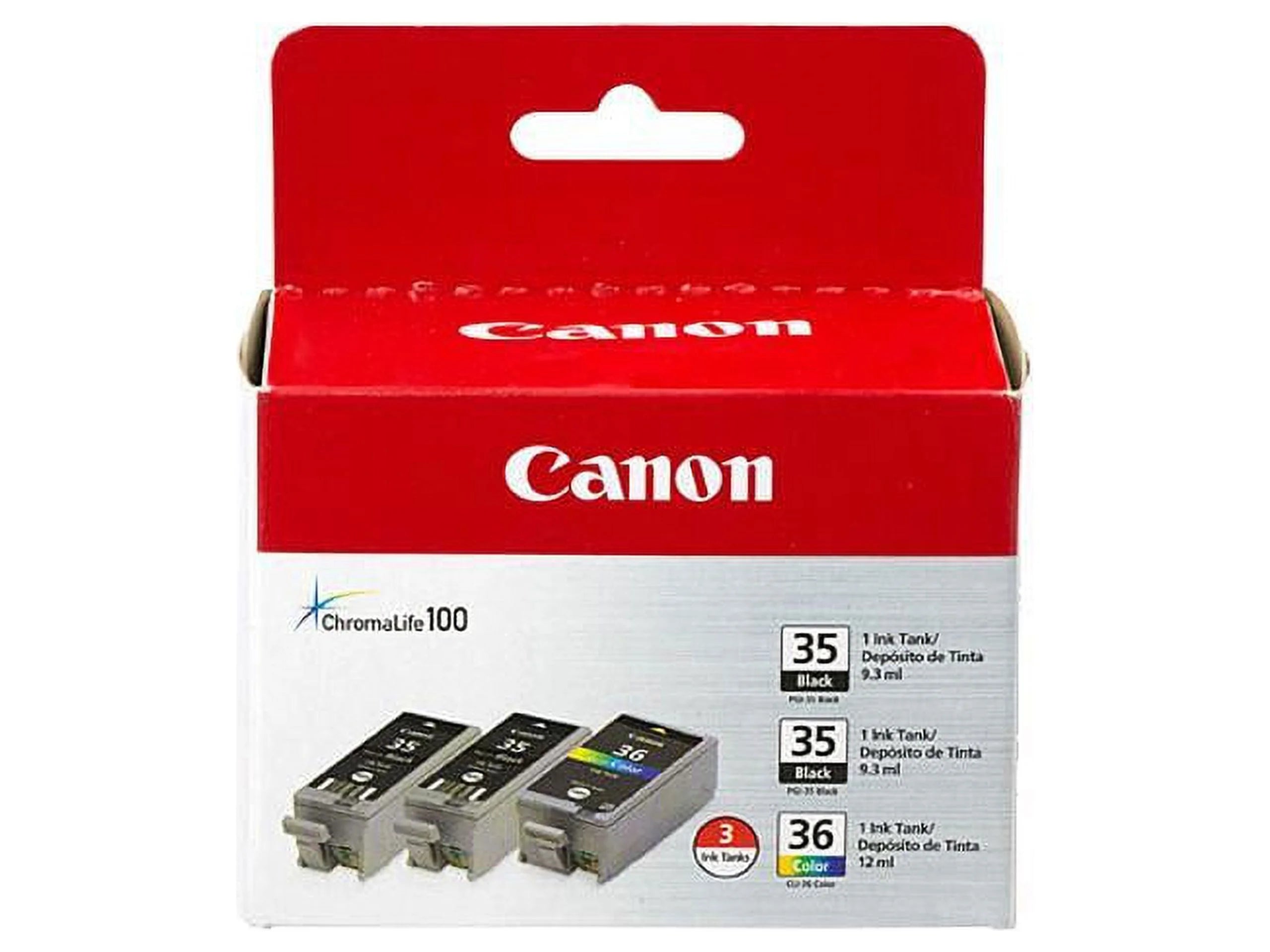 Canon PGI-35 Twin Black & CLI-36 Color Ink (1509B007AB/AE)