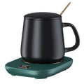 iMounTEK Electric Waterproof Touch Heating Cup Mat Warm Pad for Coffee Tea Milk,Cup Warmer Pad,Cup Heater, Coffee Warmer with Automatic Shut Off, 3 Temperature Setting(Green)