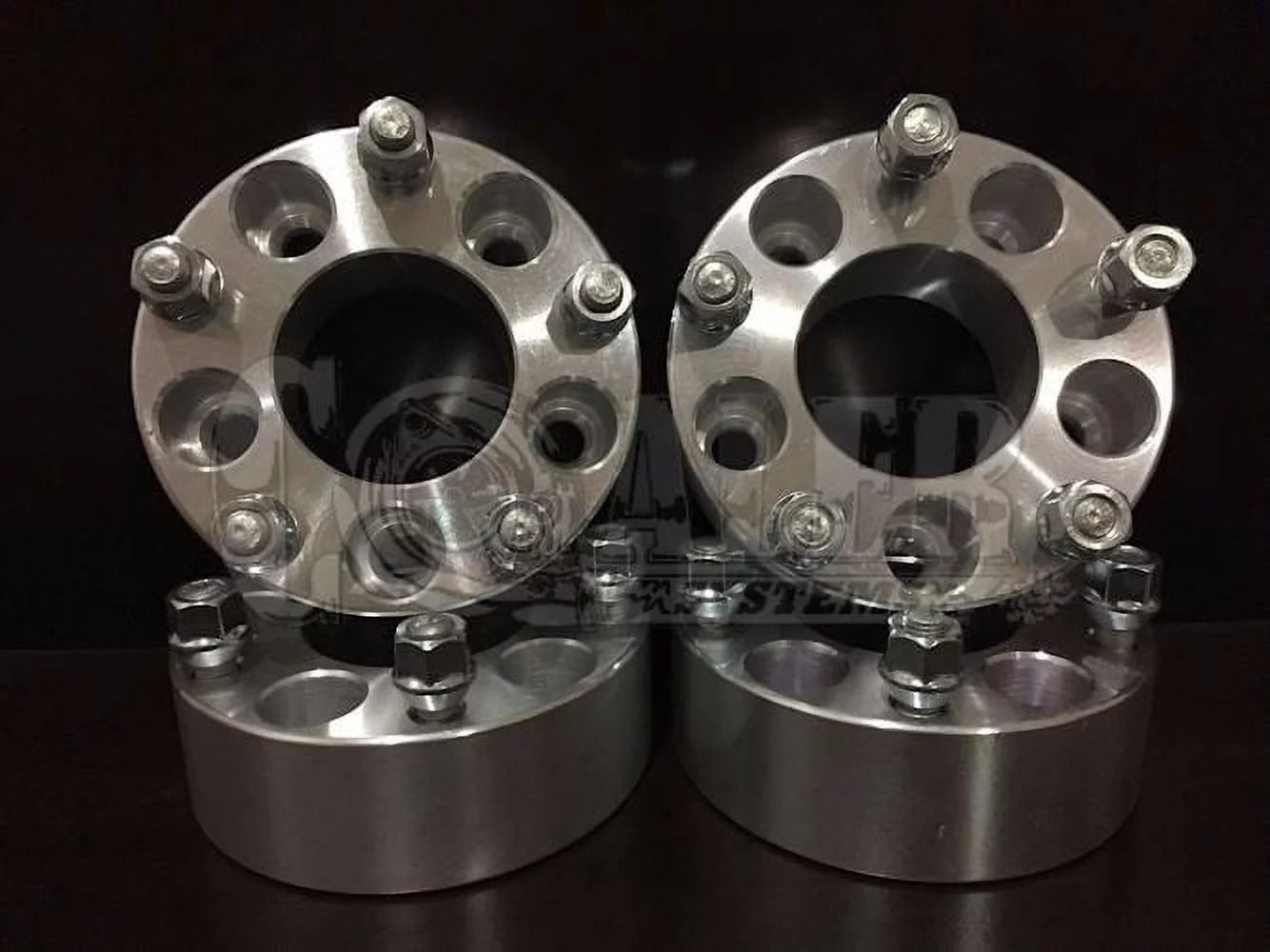 4x 5x4.5 TO 5X5 Wheel Spacers 2 Adapters bolt 12x1.5 Fit Mercury 5 Bolt Hub
