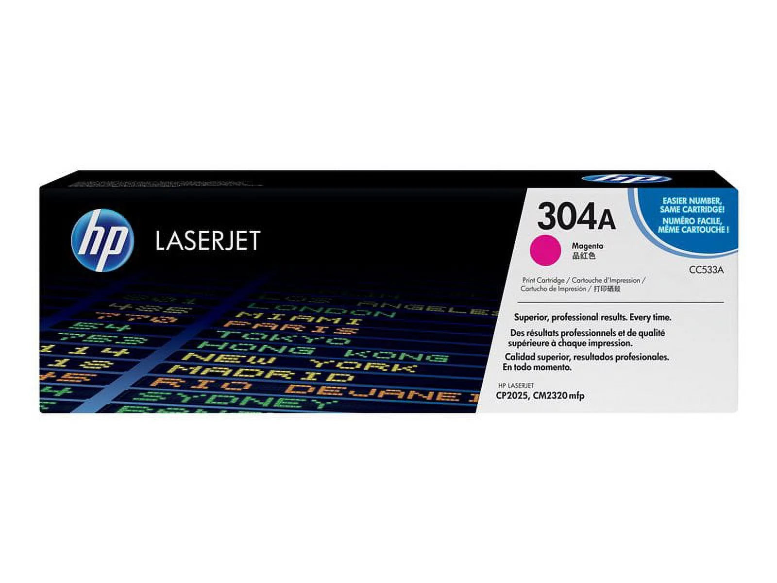 Color laserjet cp2025 304a sd magenta toner