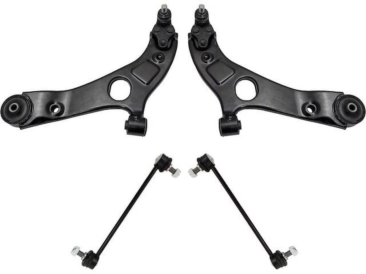 Front Control Arm Ball Joint Sway Bar Link Kit 4 Piece - Compatible with 2012 - 2014 Hyundai Azera 2013