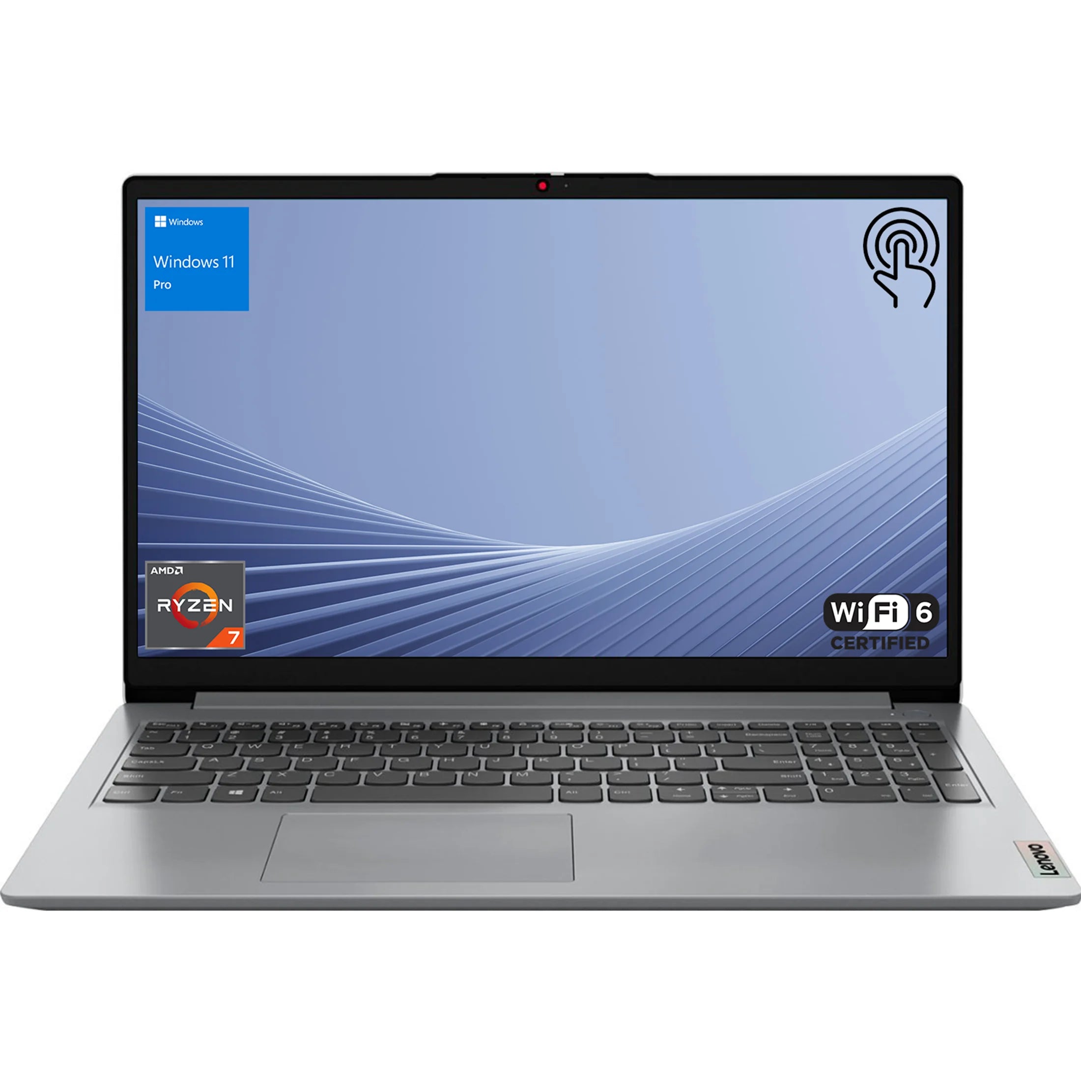 Lenovo IdeaPad 1 Business Laptop, 15.6 FHD Touchscreen, AMD Ryzen 7 5700U, 40GB RAM, 2TB SSD, SD Card Reader, Webcam, Type-C, HDMI, Wi-Fi 6, Windows 11 Pro