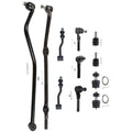 Teledu 11pc Front Suspension Ball Joints Sway Bars Tie Rods Kit For Cherokee Comanche