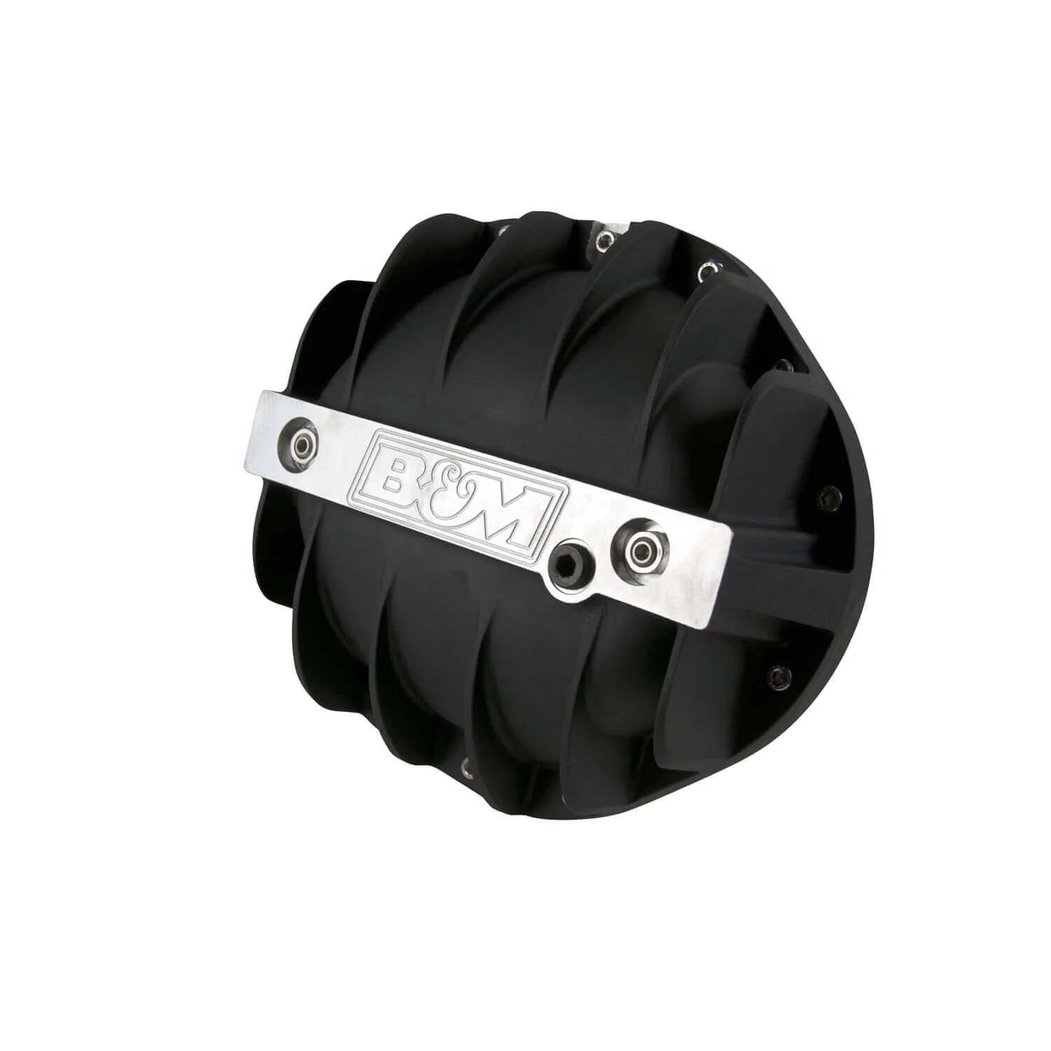 B&M 71505 Cast Aluminum Differential Cover for GM 9.5 14 Bolt - Black