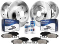 Front and Rear Brake Pad and Rotor Kit - Compatible with 2000 - 2004 Toyota Avalon 2001 2002 2003