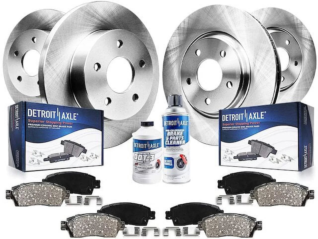 Front and Rear Brake Pad and Rotor Kit - Compatible with 2000 - 2004 Toyota Avalon 2001 2002 2003