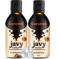 Javy Cold Brew Iced Coffee Concentrate, 2 Pack Caramel, Arabica Coffee Beverages, 35X Liquid Coffee Concentrate, Instant Coffee Alternative, Concentrated Ice Coffee Drinks & Cold-Brew, Coffee Gifts