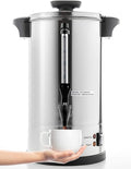 durable SYBO 2022 Upgrade SR-CP100B Commercial Grade Stainless Steel Percolate Coffee Maker Hot Water Urn for Catering  100-CUP 16 L  Metallic