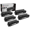 LD Compatible Toner Cartridge Replacement for Canon 046H 1254C001 High Yield (Black, 5-Pack)
