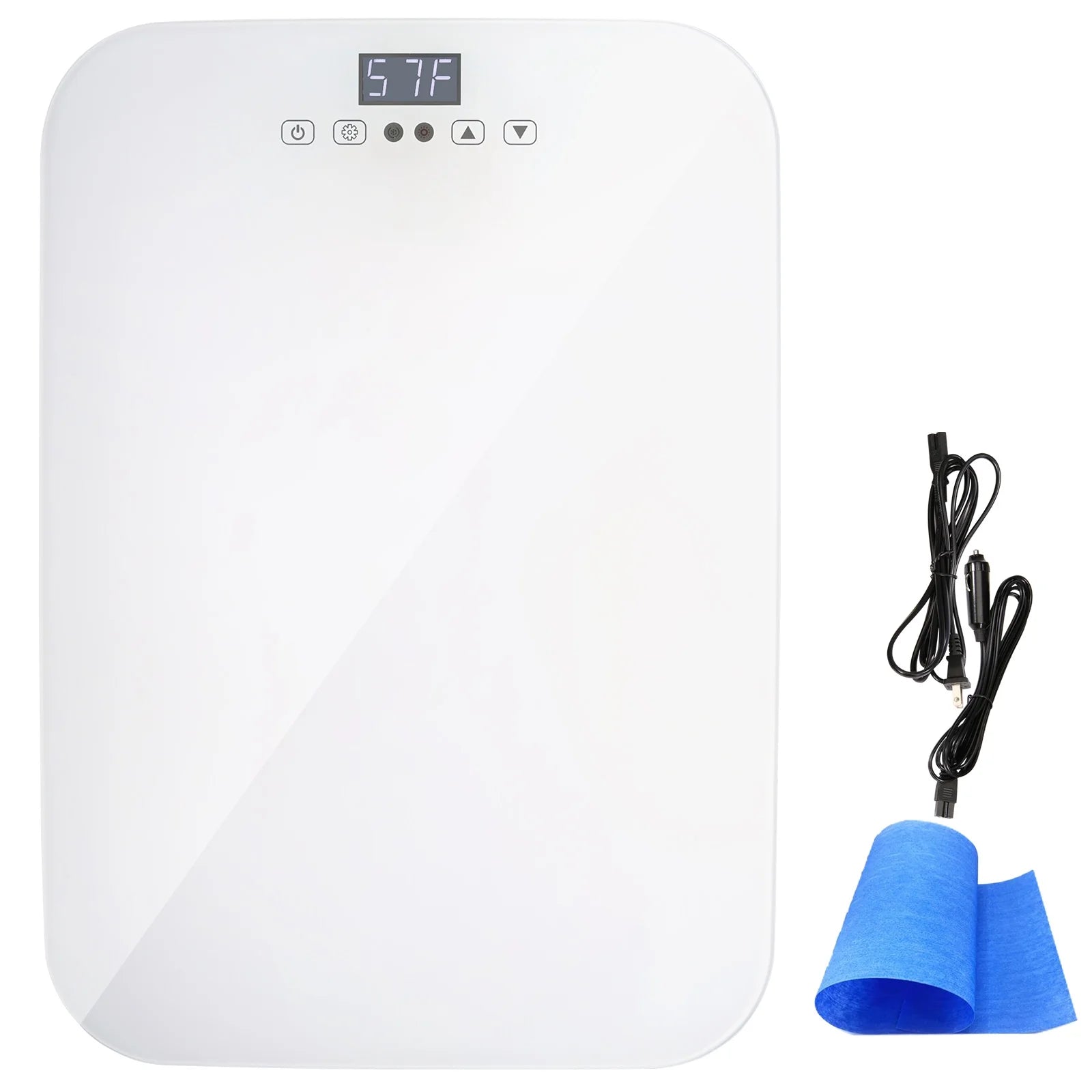 SKYSHALO Mini Refrigerator 20L 22 Cans Skin Care Product Refrigerator AC/DC Mini Cosmetic Makeup Refrigerator