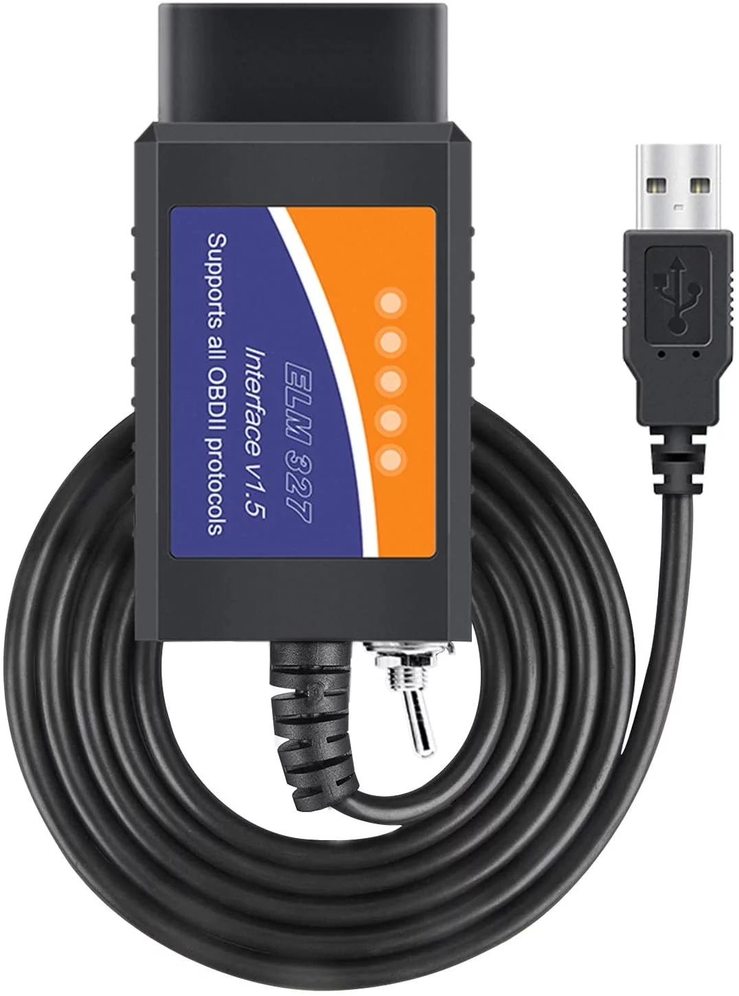 FORScan ELM327 OBD2 USB Adapter for Windows, Diagnostic Coding Tool with MS-CAN/HS-CAN Switch for Ford Lincoln Mazda Mercury Series Vehicles