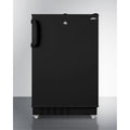 ADA compliant built-in or freestanding 20 wide refrigerator-freezer for residential use with lock