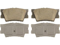 Rear Brake Pad Set - Compatible with 2007 - 2022 Toyota Camry 2008 2009 2010 2011 2012 2013 2014 2015 2016 2017 2018 2019 2020 2021