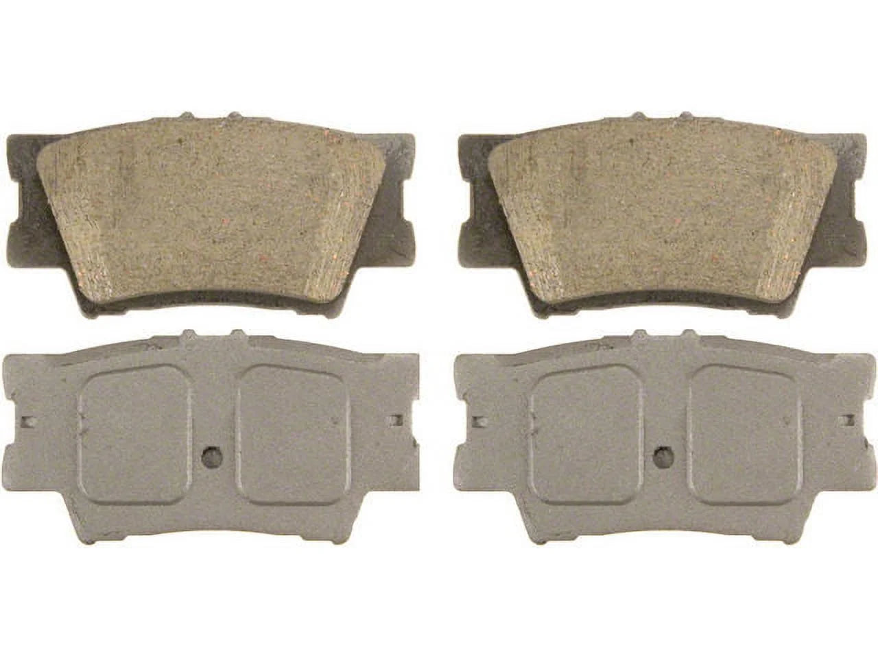 Rear Brake Pad Set - Compatible with 2007 - 2022 Toyota Camry 2008 2009 2010 2011 2012 2013 2014 2015 2016 2017 2018 2019 2020 2021
