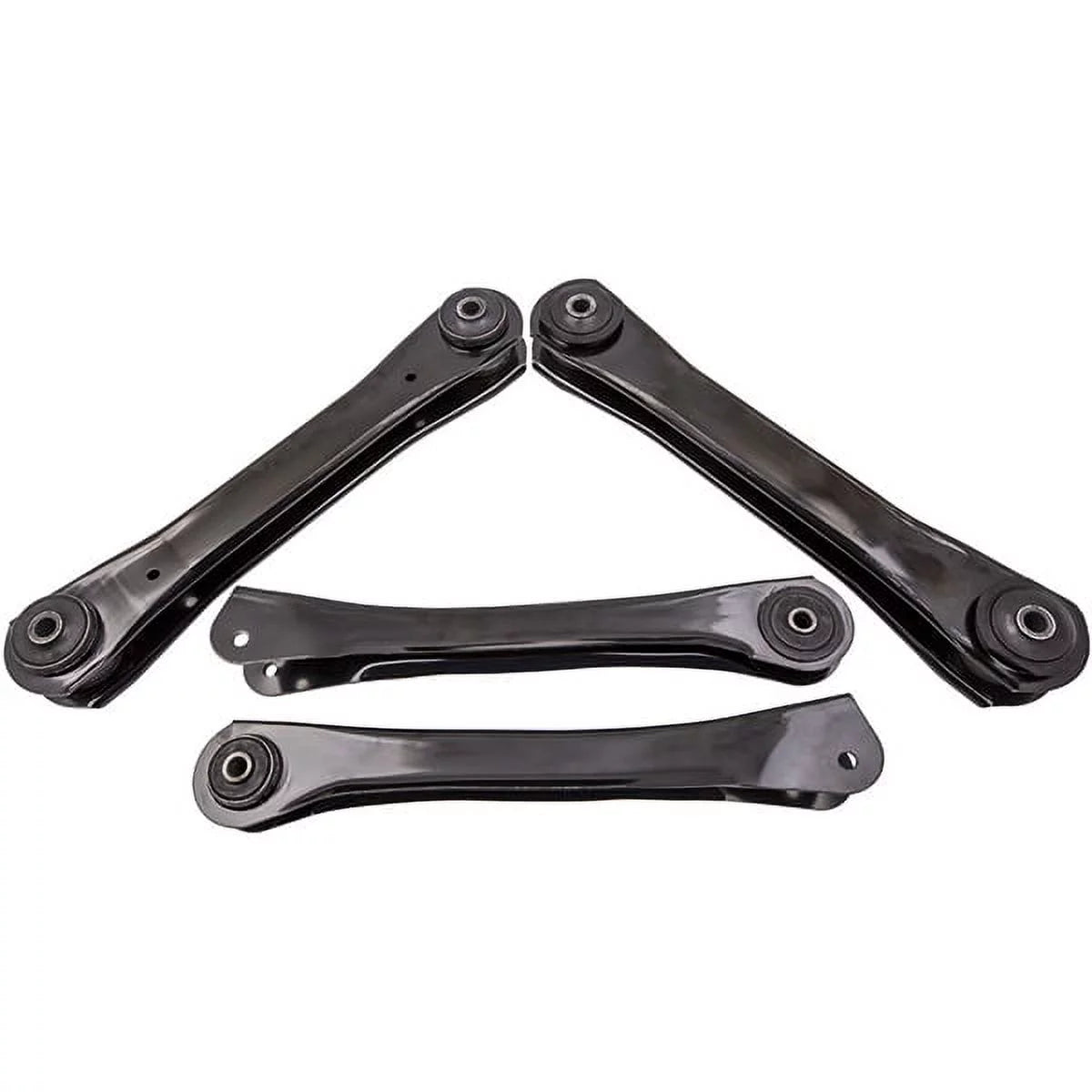 Teledu 4 Pcs Front Upper & Lower Control Arm Assembly For Jeep Cherokee 1990-2001