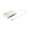 USB-C HUB, 4 PORTS, SILVER | Bundle of 10 Each