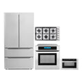 4 Piece Kitchen Package 36 Gas Cooktop 24 Single Electric Wall Oven 24 Built-In Microwave Drawer & Energy Star French Door Refrigerator