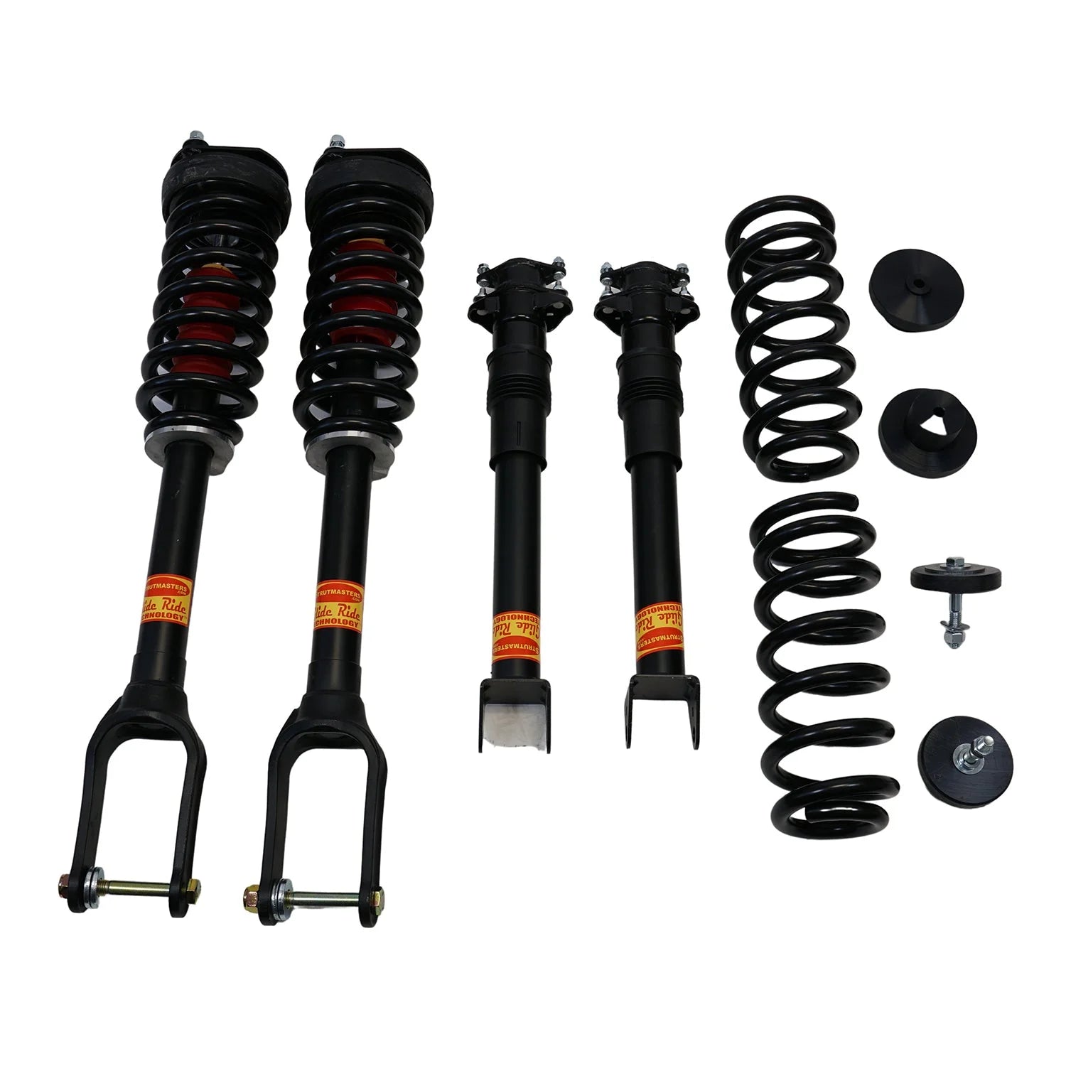 2012-2018 Mercedes-Benz ML63/GLE63 AMG 4MATIC 4-Wheel Air Suspension Conversion Kit with Shocks (MK24F)