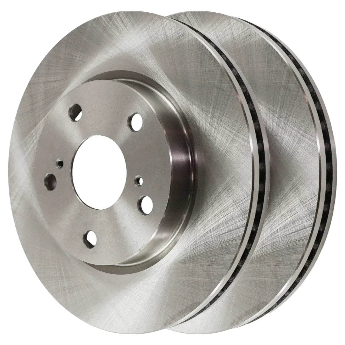 AutoShack Front Brake Rotors Pair of 2 Driver and Passenger Side Replacement for 2006-2018 Toyota RAV4 2012-2017 Prius V 2008-2015 Scion xB 2010-2012 Lexus HS250h 1.8L 2.4L 2.5L 4WD AWD FWD R41442PR
