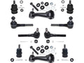Front Ball Joint Tie Rod End Idler Arm Kit - Compatible with 1999 - 2000 Dodge Ram 2500 Van